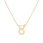 1 Pcs Fashion Jewelry Zodiac 12 Constellation Taurus Pendant Necklace For Women Gifts