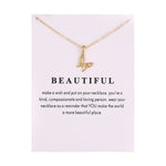 2018 Fashion Jewelry New Arrived Beautiful Butterfly Pendant Necklace For Women Girl Gift
