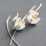 JIANERY New Arrivals 925 Sterling Silver Clover Flower Earrings For Women Fashion Jewelry pendientes Brincos