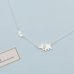 XIYANIKE 925 Sterling Silver Cute Elephant Design Fashion Charming Chain For Women Necklace Choker necklaces & pendants VNS8366
